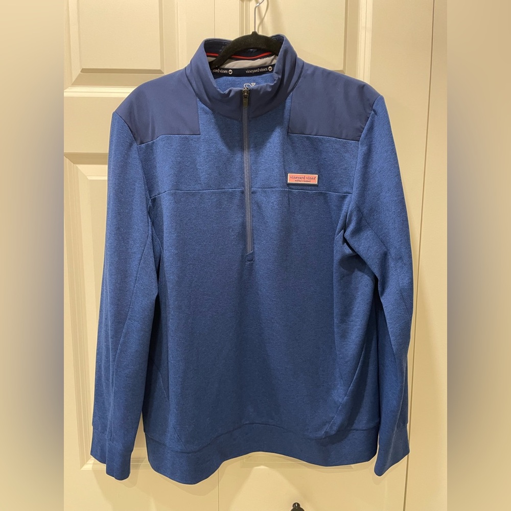 Vineyard Vines Performance Quarter Zip - Navy Blue